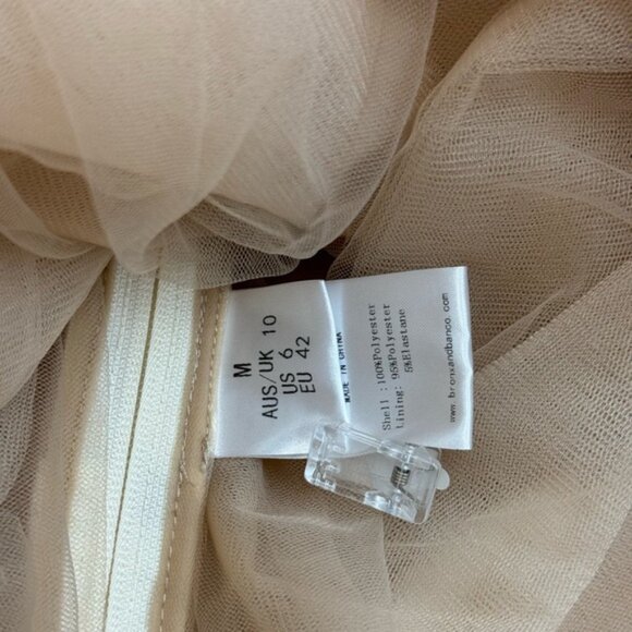 🆕 BRONX & BANCO 🧿 NWOT Sabrina White Bridal Midi Dress, Sz M / US 6 - Picture 13 of 15